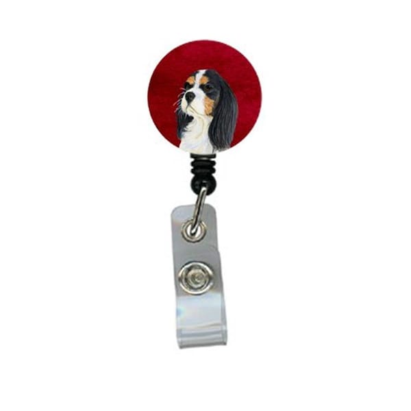 Teachers Aid Cavalier Spaniel Retractable Badge Reel or ID Holder with Clip TE235096 - main